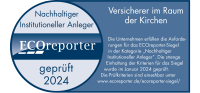 Nachhaltiger Institutioneller Anleger ECOreporter geprüft 2024