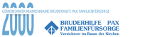 "Bruderhilfe - Pax - Familienfürsorge - Versicherer im Raum der Kirchen" Logo von 2000 "Bruderhilfe - Pax - Familienfürsorge - Versicherer im Raum der Kirchen"